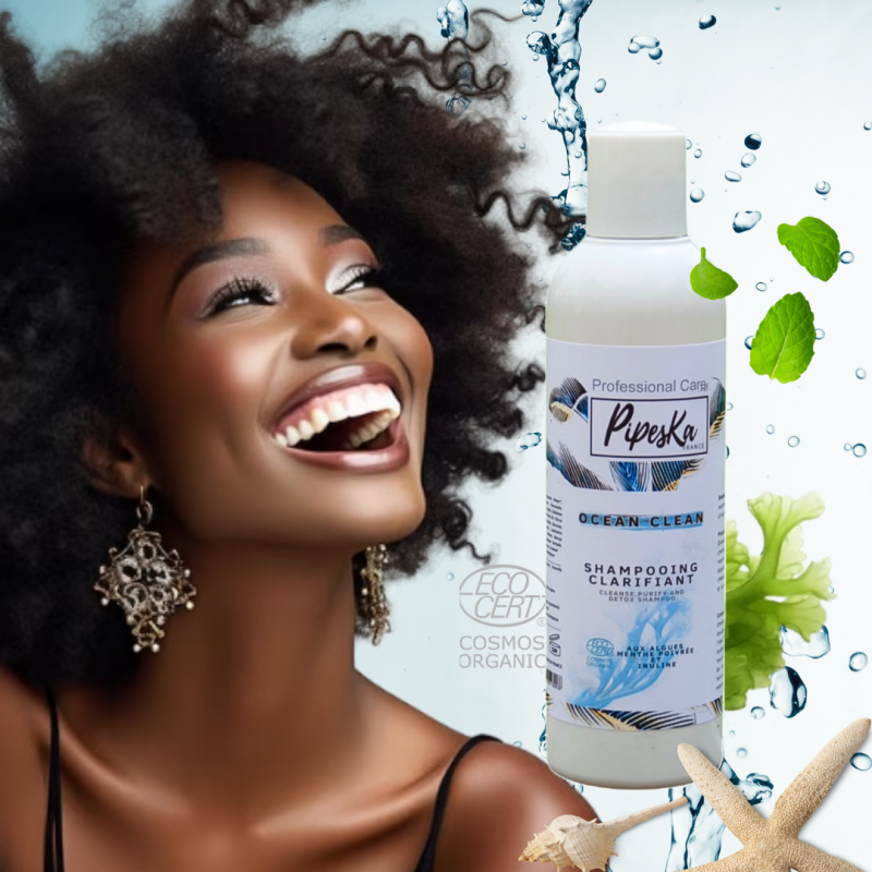 Shampooing Clarifiant Bio Ocean Clean – Détox-Cosmos Organic 250 ml – Image 2