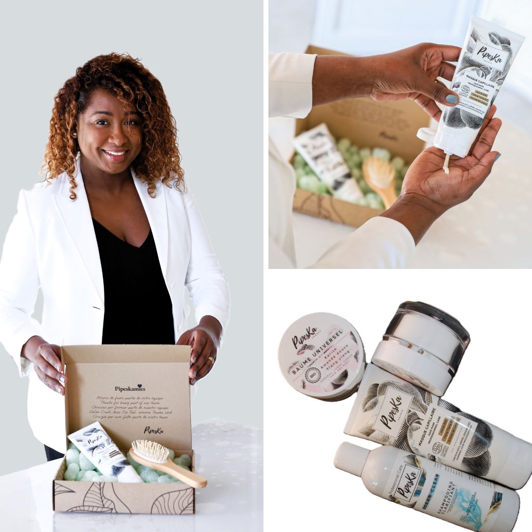 ¡Prepárate para la transformación capilar con la mascarilla capilar Pipeska! 💆‍♀️🌿 Nuestra lujosa fórmula totalmente natural nutre y repara tu cabello en profundidad, dejándolo suave como la seda y fuerte. Despídete del encrespamiento y dale la bienvenida a un cabello brillante y sano. ✨💁‍♀️ Hecha con amor en Francia, la mascarilla capilar Pipeska es tu secreto definitivo para el cuidado del cabello. ¡Pruébala hoy y experimenta la diferencia! #PaskaHairMask #HairTransformation #LuxuryHairCare #HealthyHair #madeinfrance #NaturalIngredients#cosmosorganic #naturelsingredients #SheaButter #YlangYlang #Lingzhi #HairCare #TransformYourHair