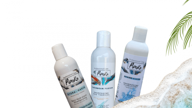 Shampooings bio et naturel Pipeska made in France pour cheveux ondulés, frisés et crépus.